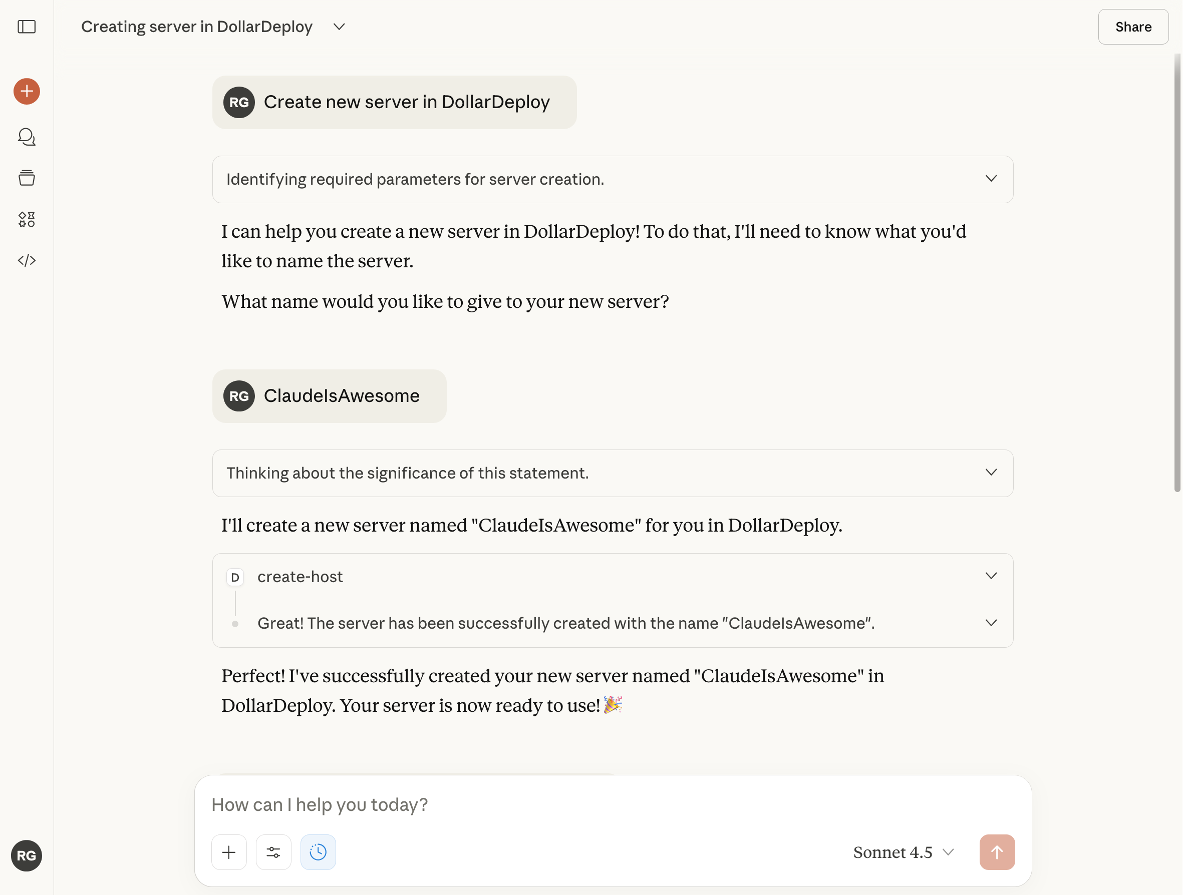 MCP server integration
