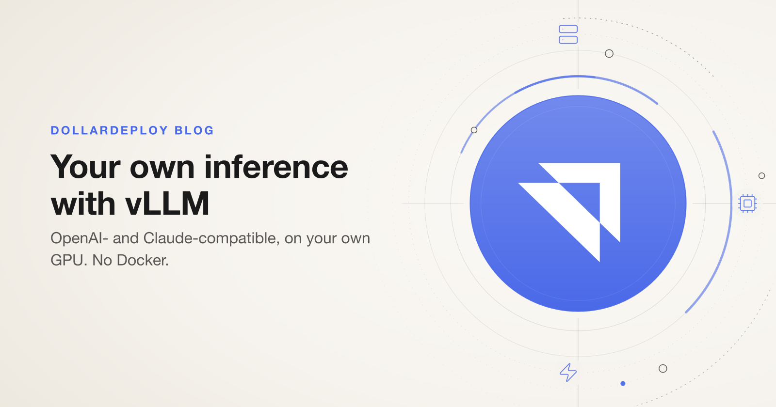Your own inference with vLLM